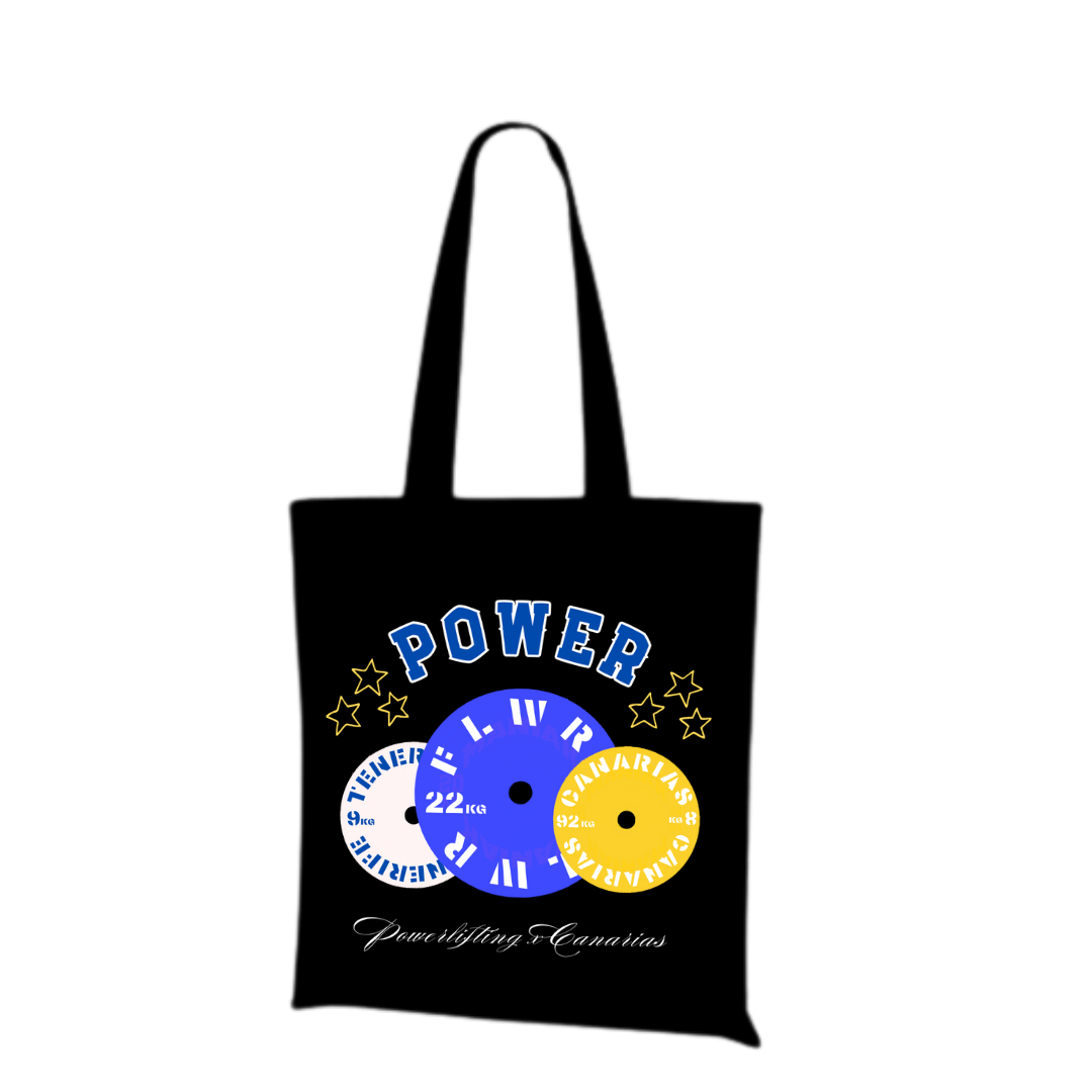 POWERLIFTING x CANARIAS - TOTEBAG FLWR